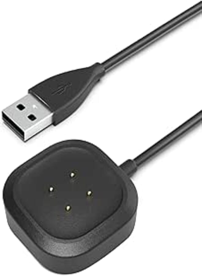 Bicmice 3.3Ft USB Charger Cable Compatible with bit Sense/Sense 2/Versa 3/Versa 4 Charger Smart Magnetic Charging Power Cable
